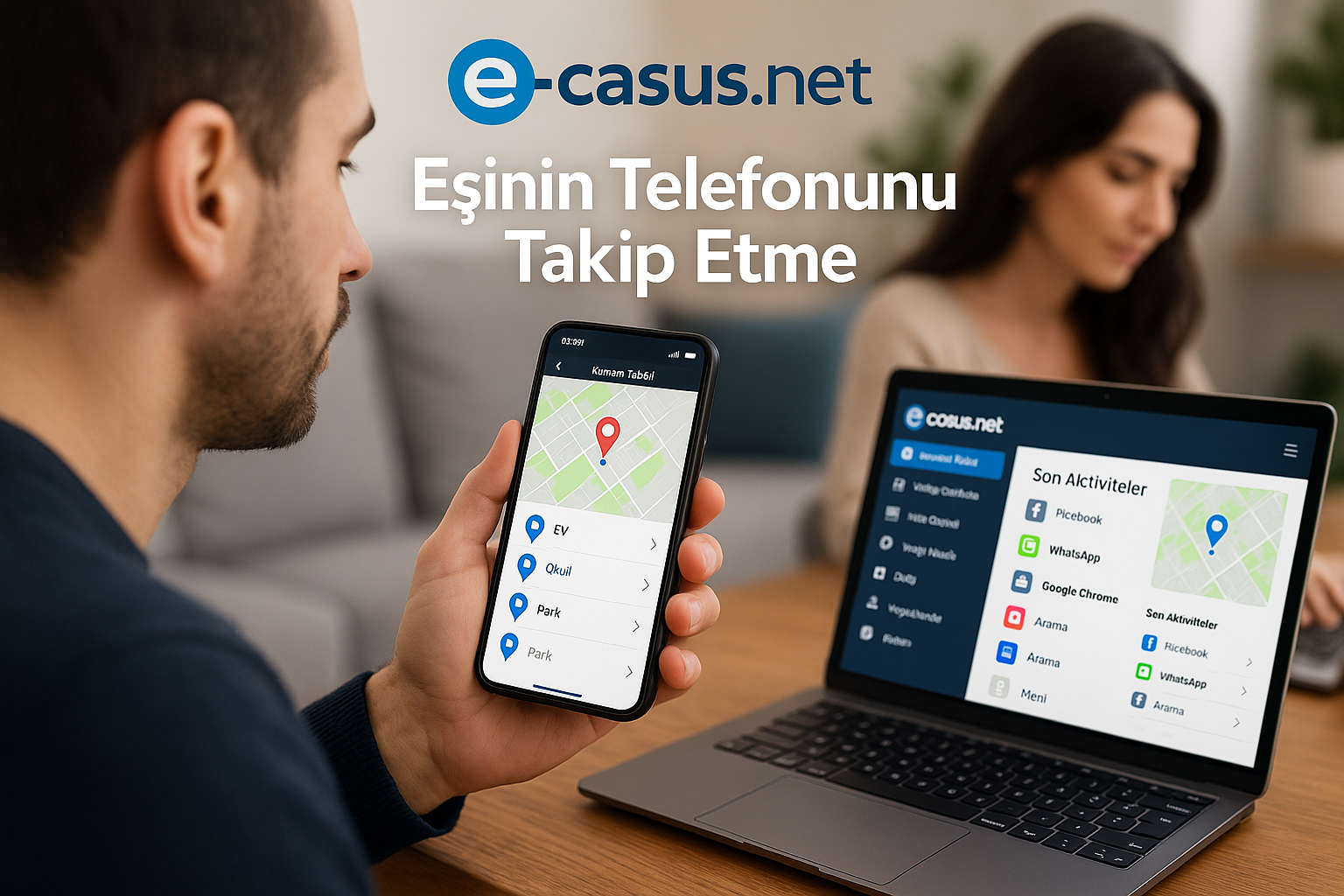 eşinin telefonunu takip etme